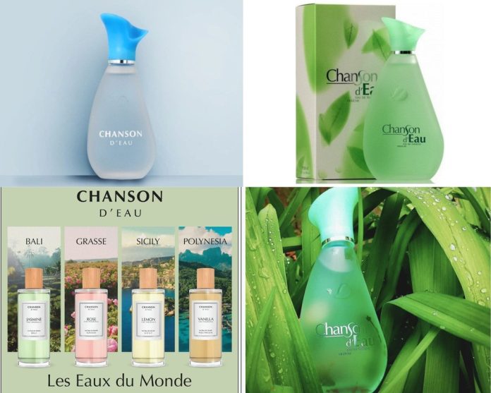 Chanson d'Eau аромати асортимент
