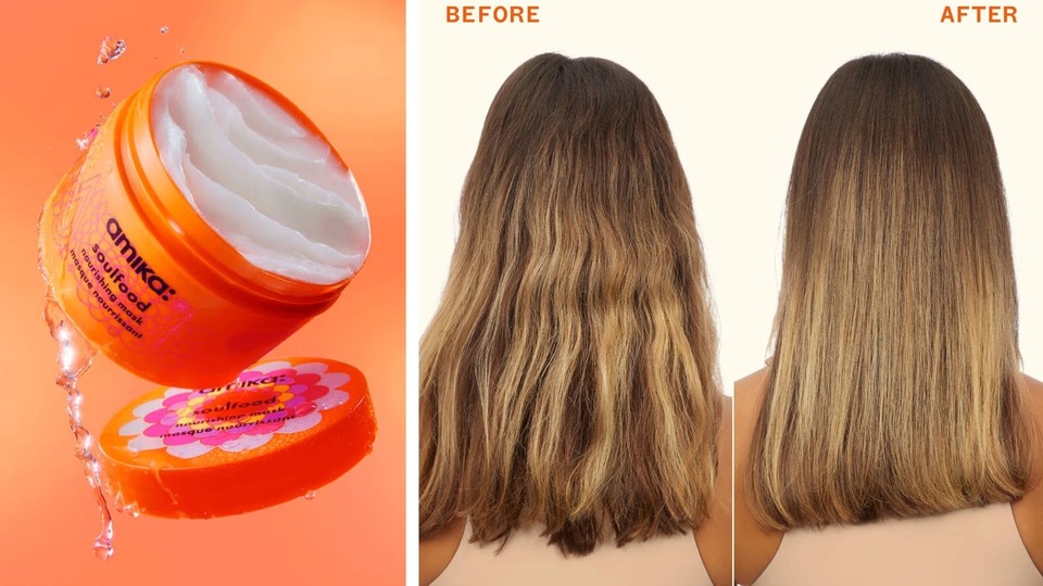 Amika Soulfood Nourishing Hair Mask топова маска для сухого волосся